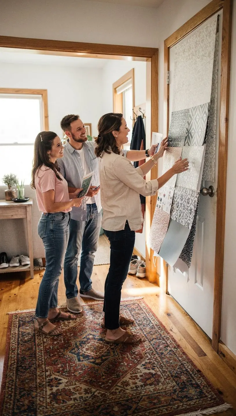 Przestronny pokój dzienny z komfortowymi meblami i dużymi oknami.